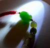 Siberian Jade Hetian Jade Bracelet Red Cord Top Grade #1308