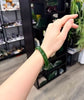 Canadian Polar Jade Bangle Natural Jade Bracelet AA Grade 61.5mm #1487