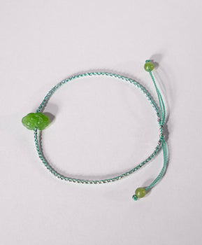 Hetian Jade Bracelet Ruyi Natural Jade #3083