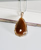 18k Sugar Jade Waterdrop Pendant #2061