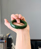 Canadian Polar Jade Bangle Natural Jade Bracelet A Grade 54.5mm #1445