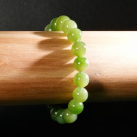 10mm Siberian Jade Beaded Bracelet #2759