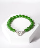 8mm Siberian Apple Green Beaded Bracelet #1867
