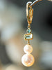 14k Gourd Pearl Earrings #1652-1