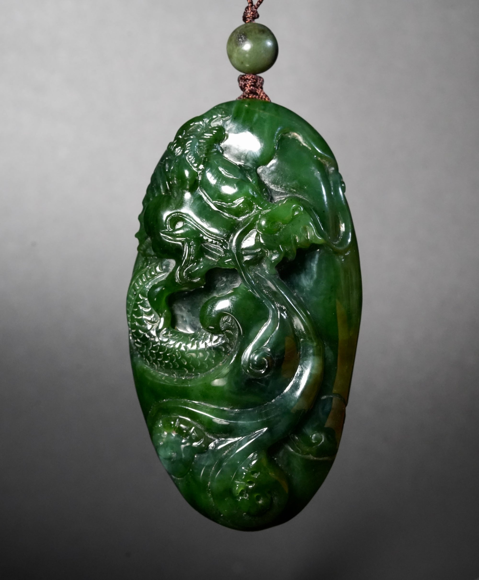 Dragon Jade Palm Stone #1545