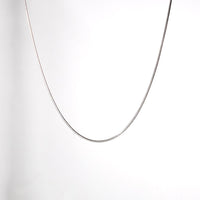 24" Round Snake 925 Sterling Silver Chain #1