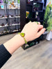 Canadian Ammolite Bracelet Siberian Jade Bracelet Natural Stone #1213
