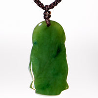 Jade Standing Happy Buddha #1129