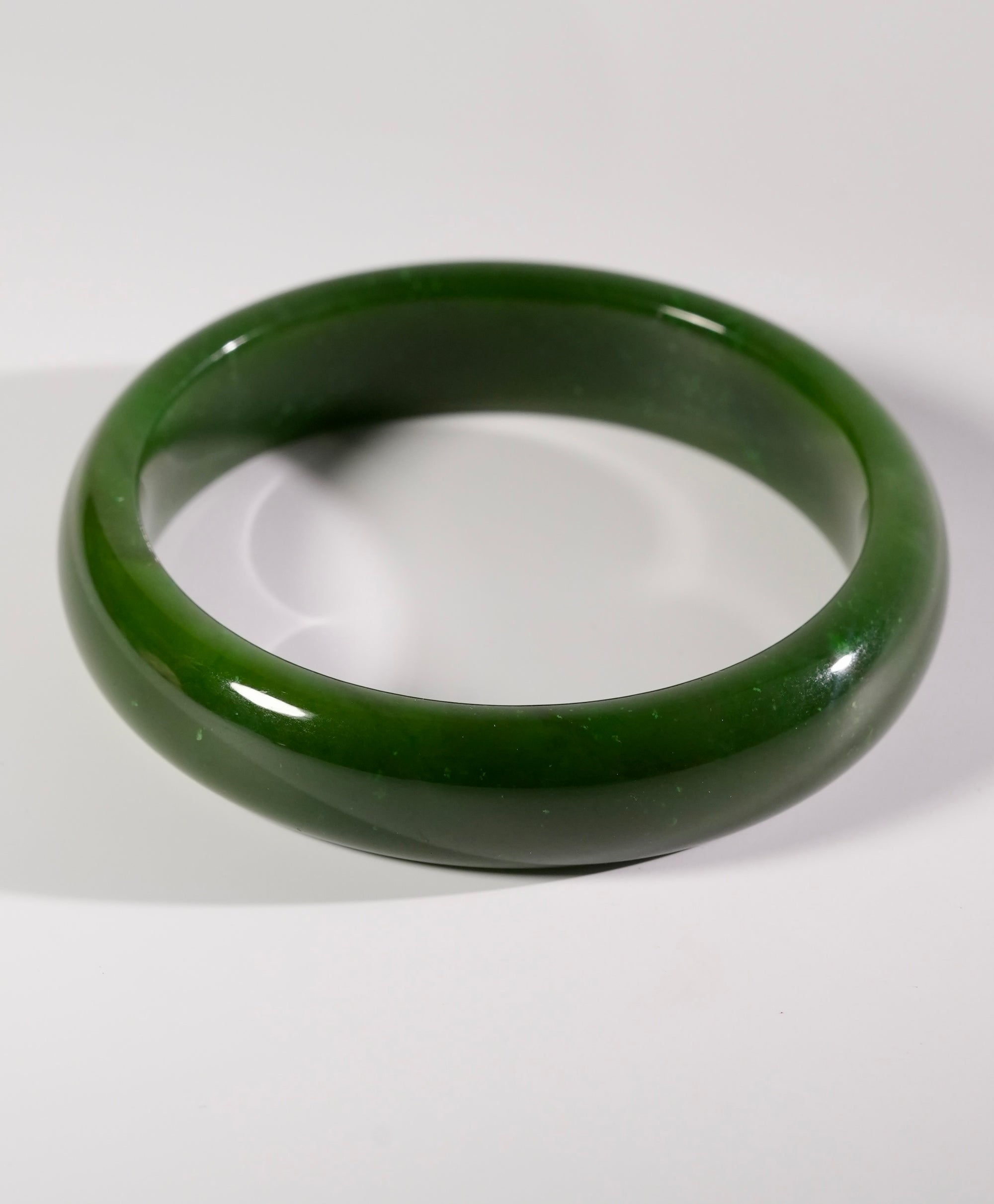 AA+ Canadian Polar Jade Bangle 61mm #2585