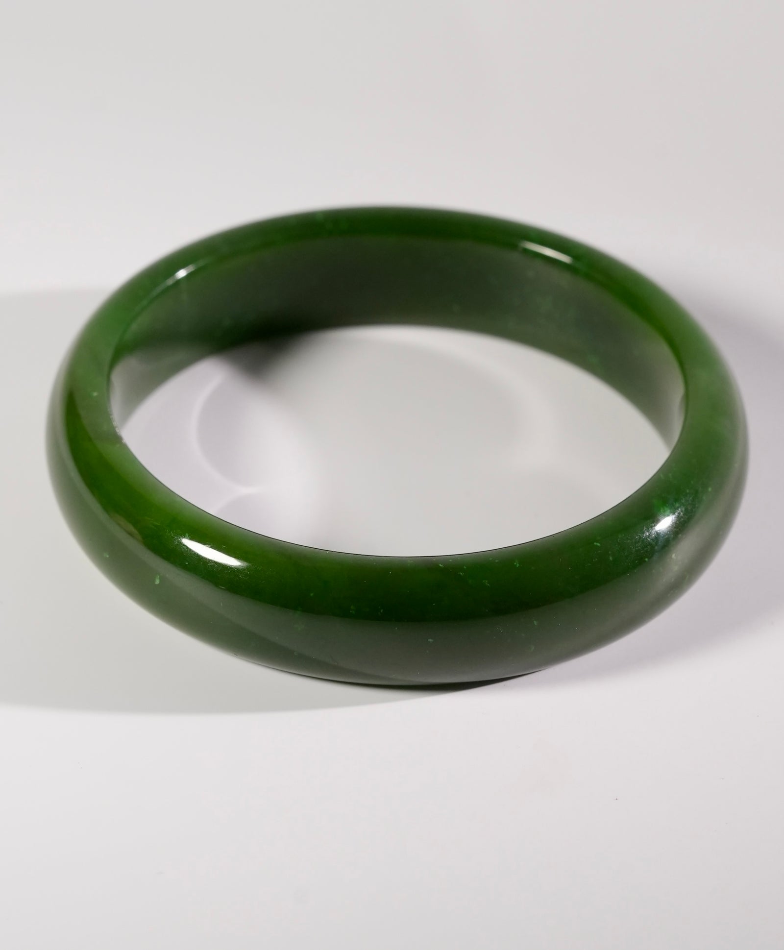 AA+ Canadian Polar Jade Bangle 61mm #2585
