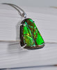 Freeform Ammolite Pendant #1982