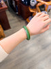 Siberian Jade Bangle Top Grade Chatoyant Natural Jade Bracelet 60.5mm #556