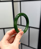 Siberian Jade Round Bangle Natural Jade Bracelet 59.5mm #1563