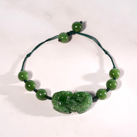 Canadian Jade Pixiu Bracelet #2631