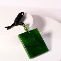 Safe and Sound/Peace Jade Pendant #1273