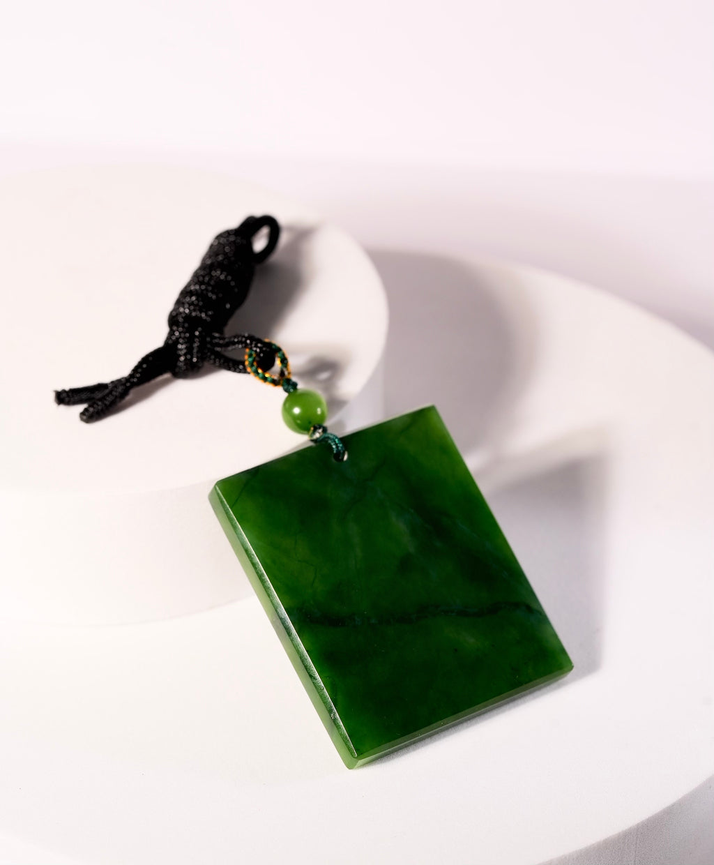 Safe and Sound/Peace Jade Pendant #1273