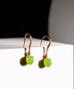 18K Siberian Jade Earrings #3109