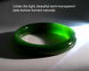 Canadian Polar Jade Bangle Natural Jade Bracelet AAA+ Grade 58.5mm #1360