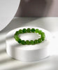 Siberian Jade Beaded Bracelet 9.5mm Natural Jade #2763-2