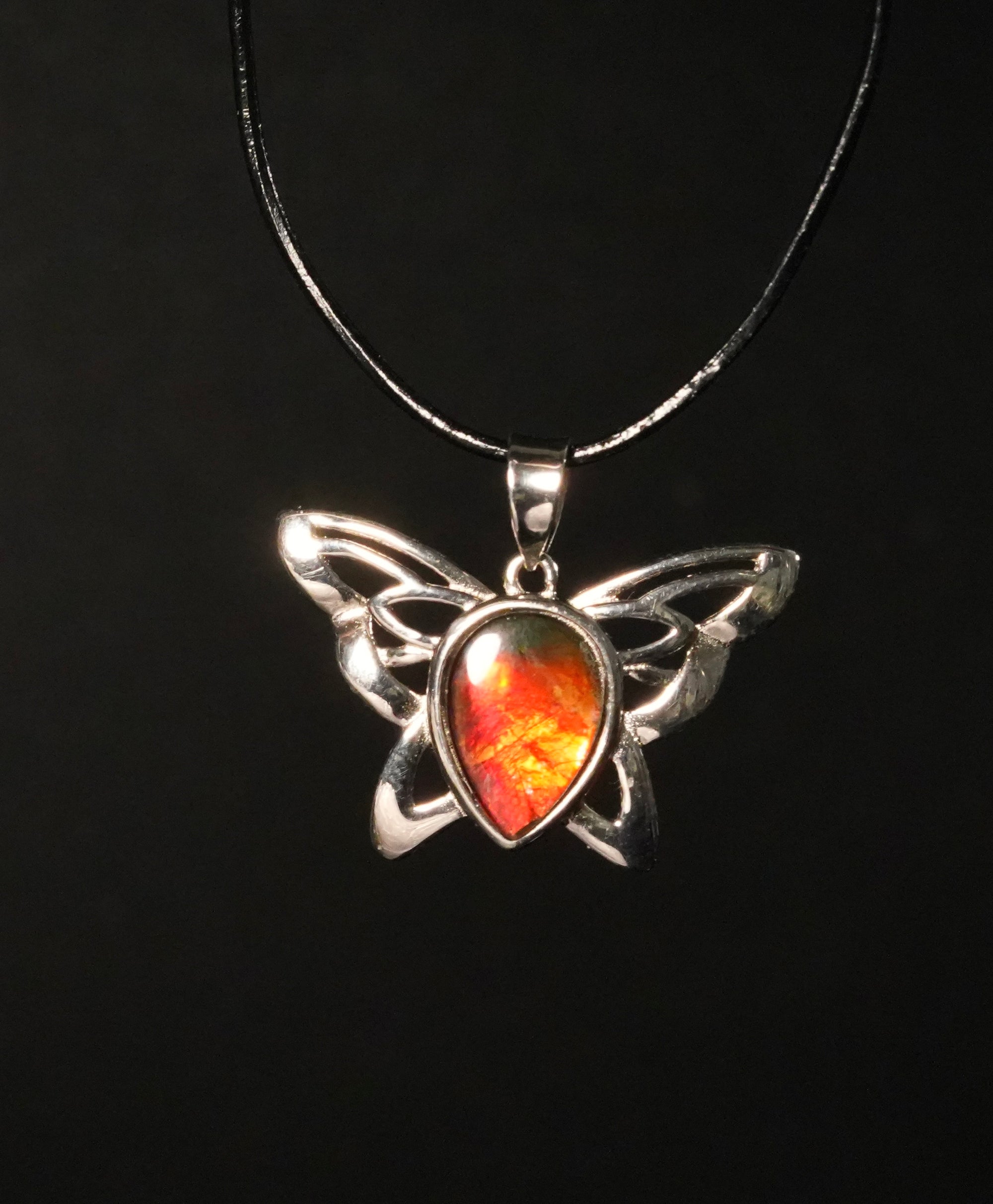 Butterfly Princess Ammolite Pendant #2815