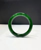 Siberian Jade Round Bangle Natural Jade Bracelet 55mm #1422