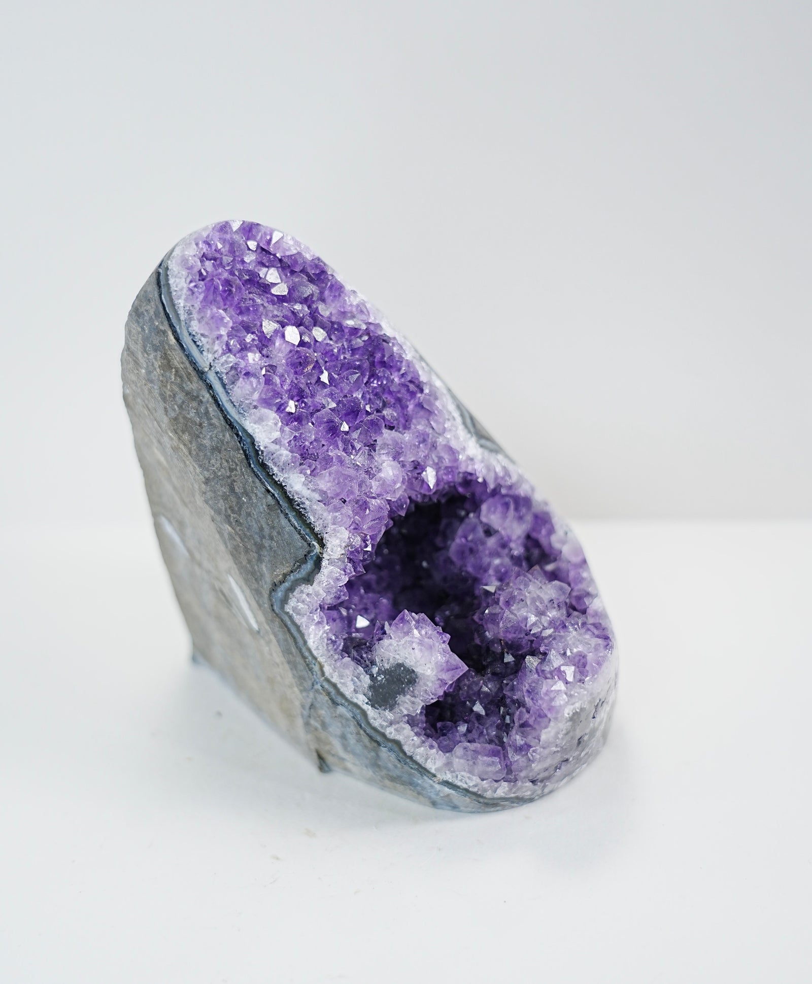 Amethyst Base Cut Display (2.06 LB) #2145