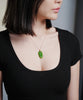 SIBERIAN JADE LEAF PENDANT #1666