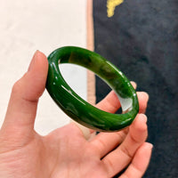 AAA Polar Jade Bangle 57.5mm #2467