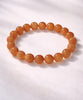 Siberian Brown Jade Honey Jade Beaded Bracelet 10mm Natural Jade #2769
