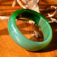 Siberian Jade Bangle 58mm #2594