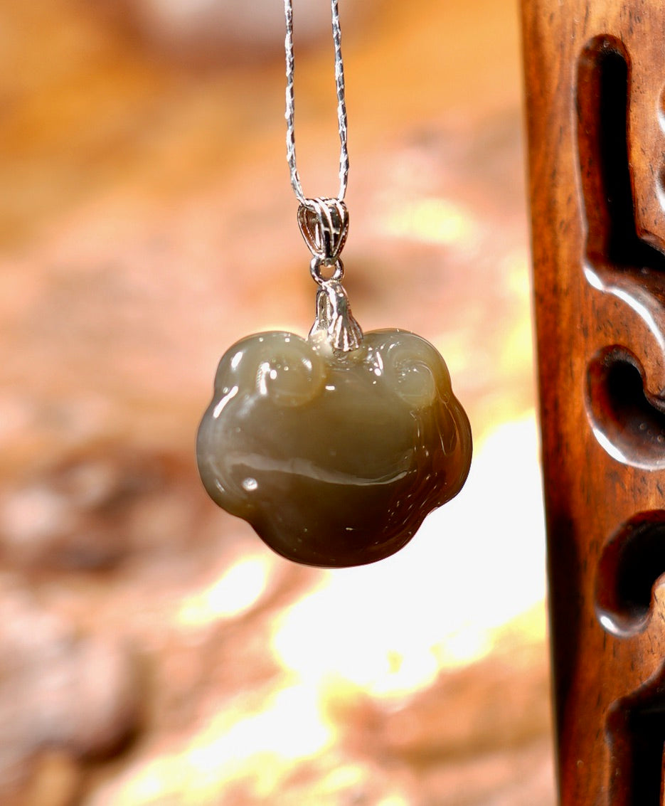 Hetian Jade Ruyi Pendant #1277