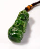 Endless Gourd Jade Palm Piece #2998
