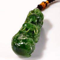 Endless Gourd Jade Palm Piece #2998