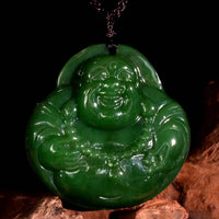 Canadian Jade Buddha Necklace #1152