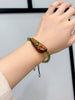 Double-Side Ammolite Hetian Jade Bracelet #1313