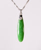 Long Teardrop Jade Pendant #1095