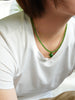 15.5" Polar Jade Beaded Necklace #2517-2