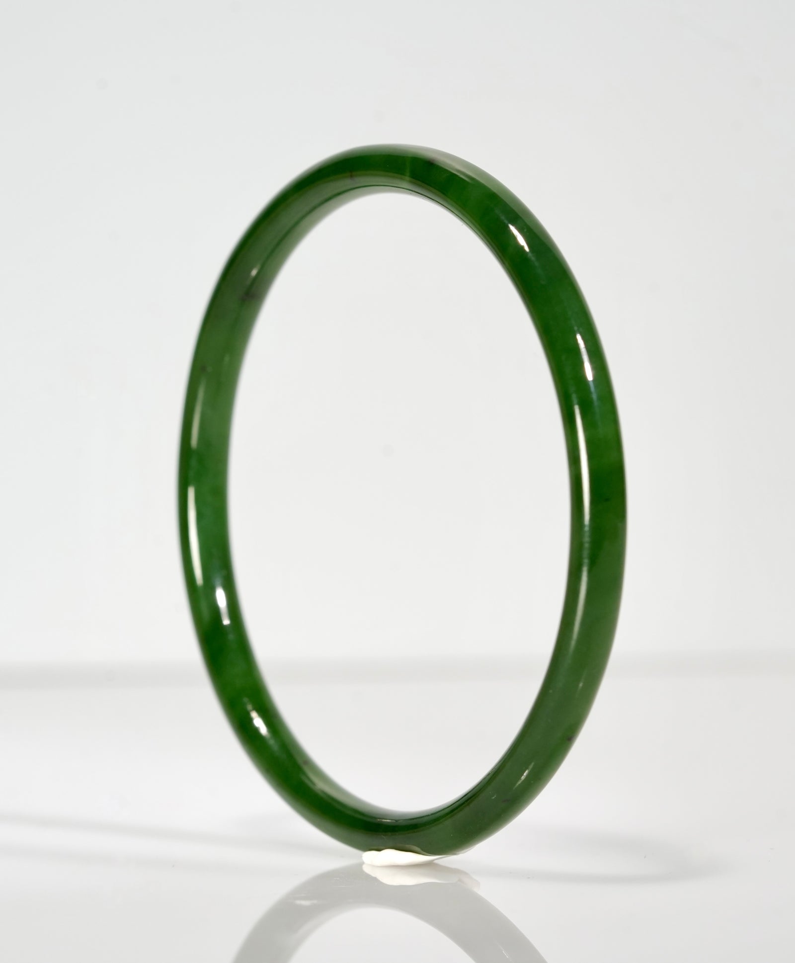Siberian Jade Round Bangle 55mm #2851