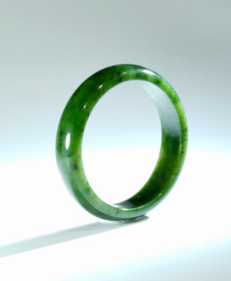 A CANADIAN JADE BANGLE 60.5MM #1501