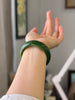 Polar Jade Bangle Natural Jade Bracelet AAA Grade 57.5mm #88
