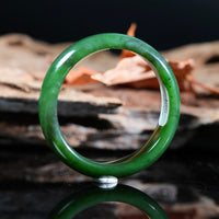 AA CANADIAN JADE BANGLE 56MM #2373