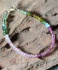 6.2" Pink Macaron Tourmaline Bracelet #2673