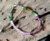 6.2" Pink Macaron Tourmaline Bracelet #2673