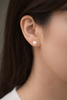 Akoya Pearl Ear Studs 7mm 925 Silver #1455