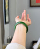 Canadian Polar Jade Bangle Natural Jade Bracelet AAA Grade 59mm #1370