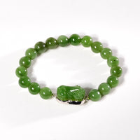 Pixiu Jade Beaded Bracelet #1810