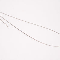 Adjustable Round Box 925 Sterling Silver Chain #1