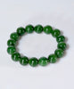 12mm Canadian Jade Beaded Bracelet #3078
