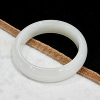 White Jade Bangle 57.5mm #872