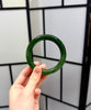 Siberian Jade Round Bangle Natural Jade Bracelet 60mm #1573